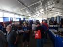 Bargain hunters swarmed into the exhibit areas looking for last-minute bargains.